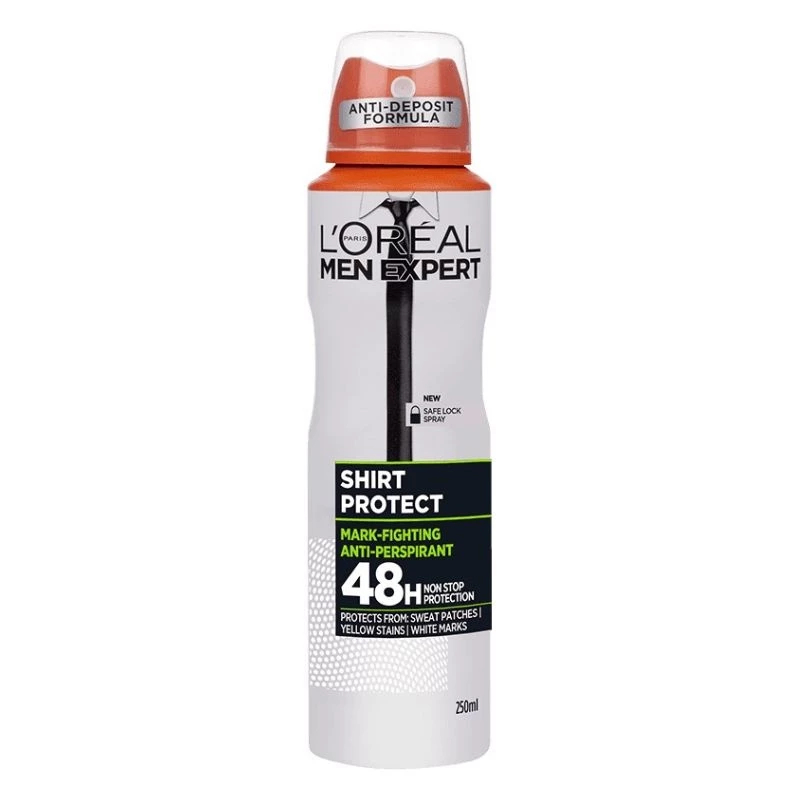 Loreal Men Deodorant Spray 150ml - Shirt Protect